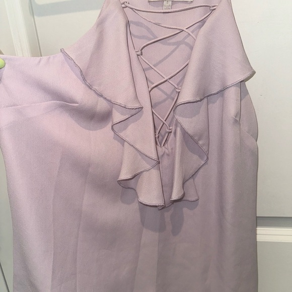 Lavender colored tank top blouse. size S. from WAYF - Picture 2 of 4